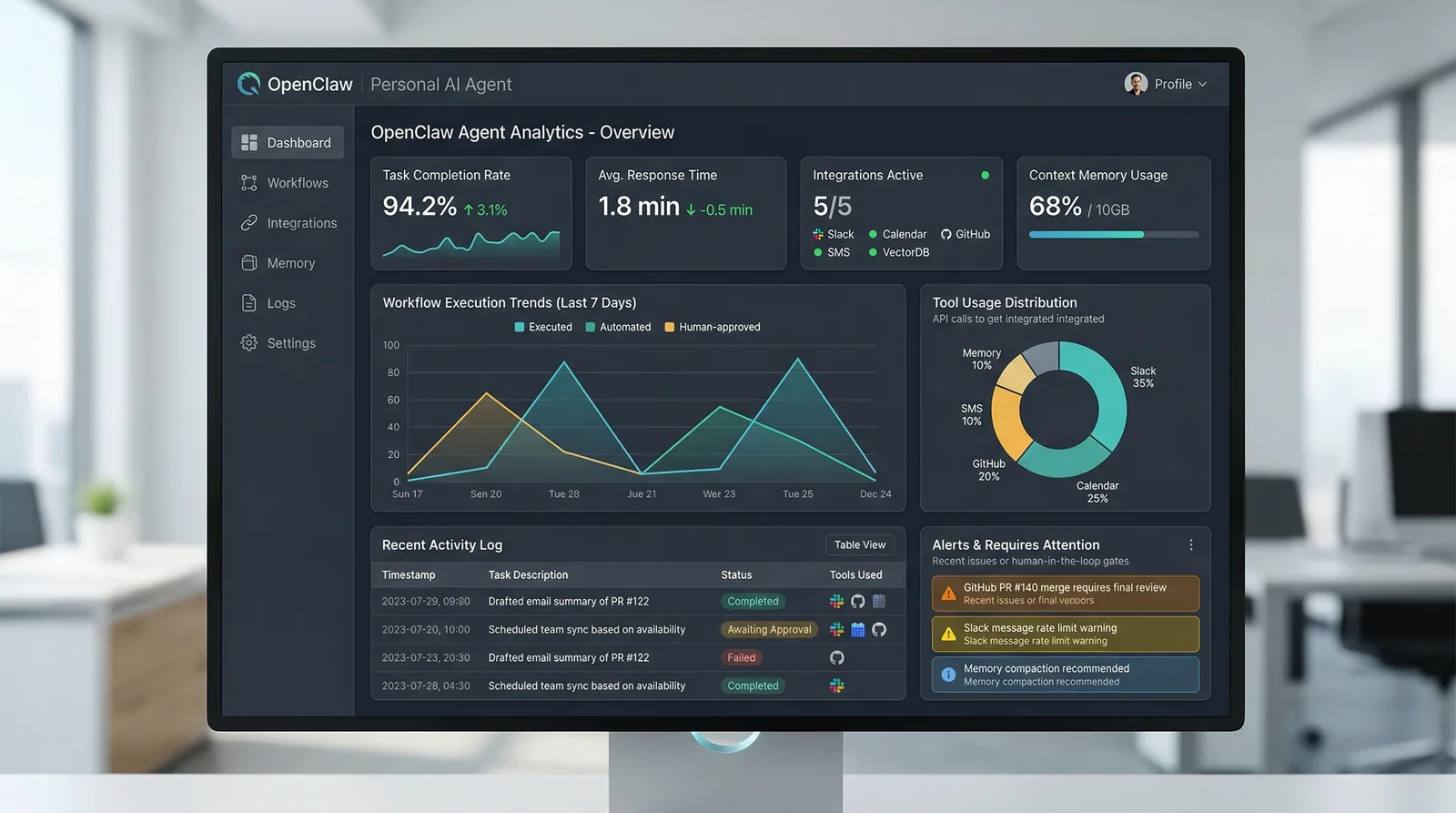 OpenClaw-style Personal AI Agent — screenshot 2