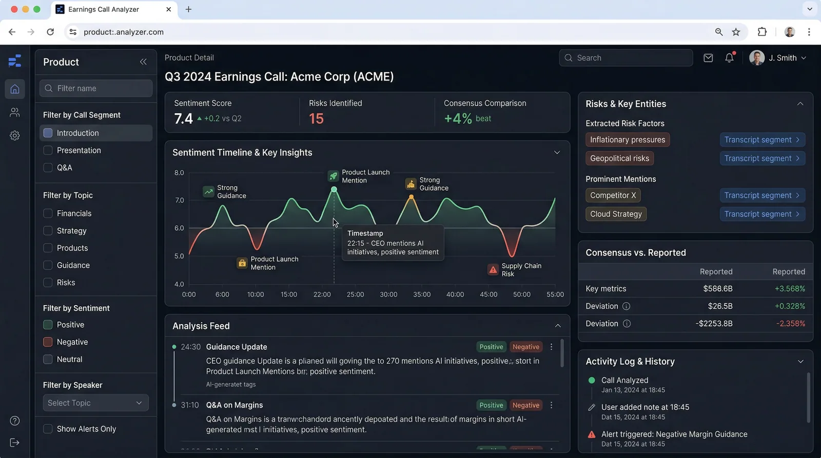 Earnings Call Analyzer
